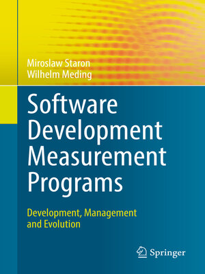 cover image of Software Development Measurement Programs